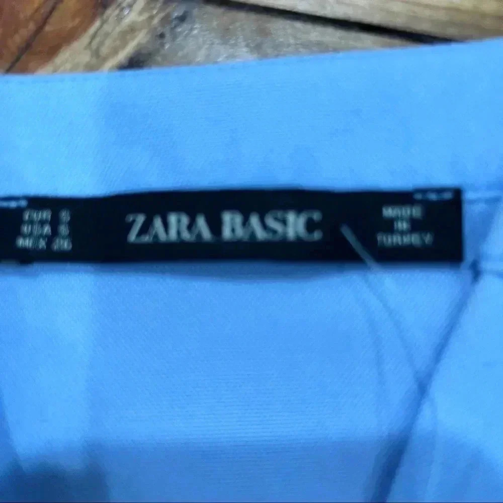 Zara Basic midi Tunic Dress with big chunky buttons and waist cinched belt❤️ - Picture 10 of 14